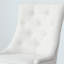 Chaise capitonnée beige rembourrée -580247409-665984343