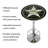 Round Metal Base Dining Table