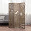 122Cm W x 170Cm H 3 - Panel Solid Wood Room Divider