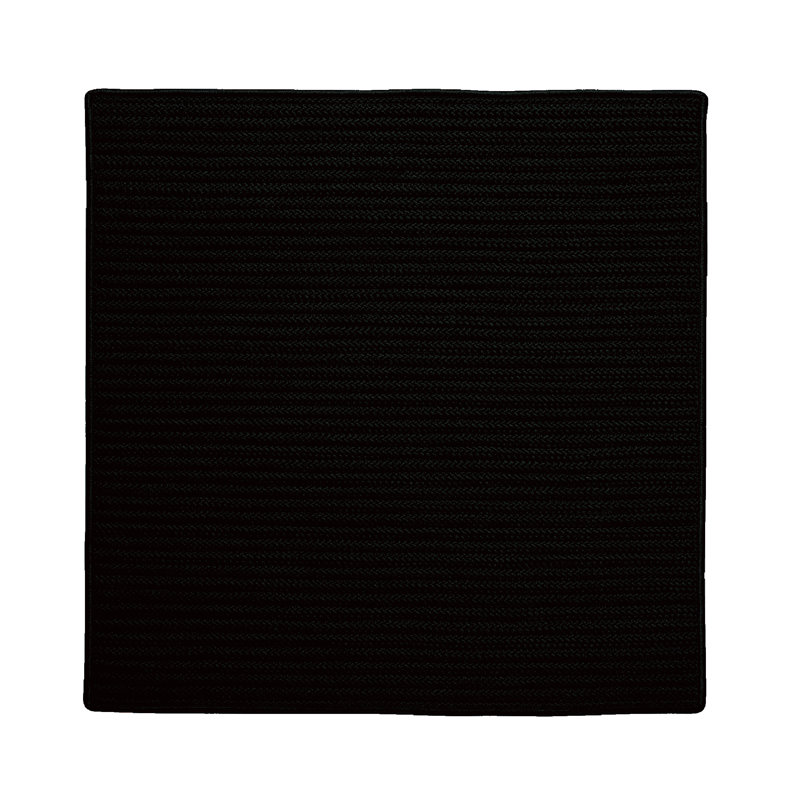 Tapis noir Glasgow, Carré 9 pi