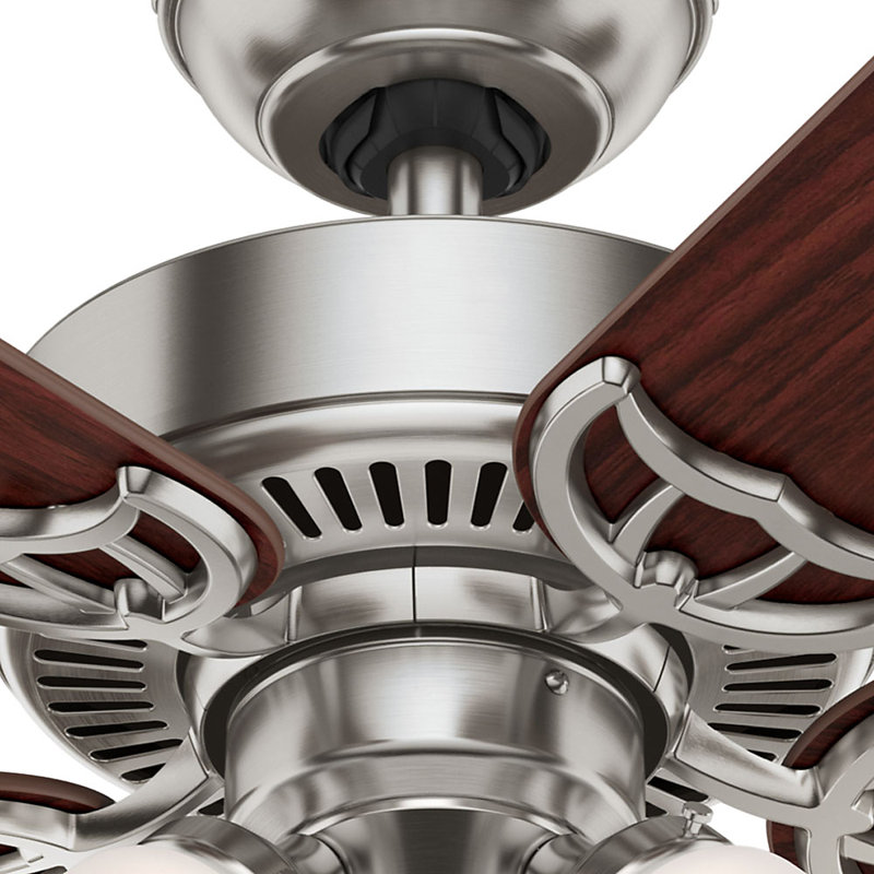 WhisperWind Classic 42" Ceiling Fan with White Oak Blades and Lighting