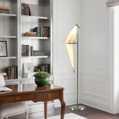 Lampe sur pied moderne avec lumière à DEL Origami