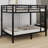 Durable Metal Bunk Bed for Adults and Teens, Space Efficient & Noise Reduced, No Box Spring Required-135360542
