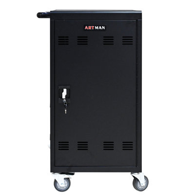 Chariot et armoire de charge mobile pour tablettes 45 ordinateurs portables