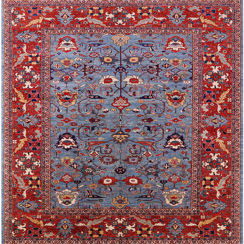 Oriental Indoor Rug, Square 4'
