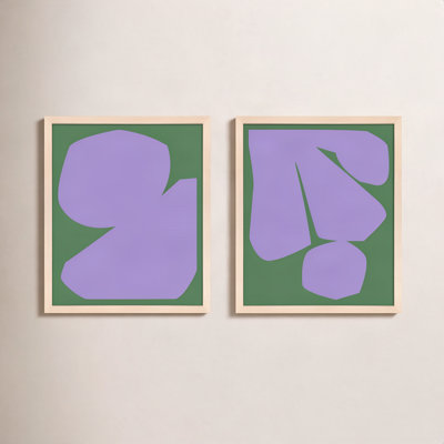 Element 2-Piece Print Set by Michael Kempen