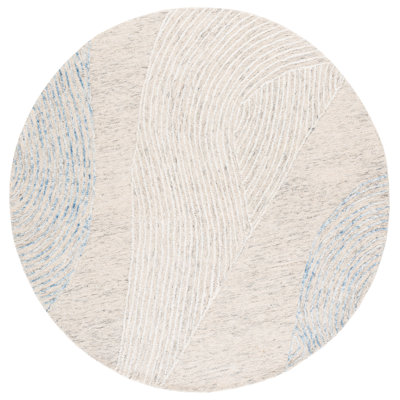 Pine Hand Tufted Wool;Cotton Abstract Rug