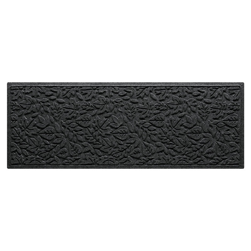 Paillasson intérieur 22 po x 60 po WaterHog, Gris anthracite, Rectangle 1 pi 8 po x 5 pi
