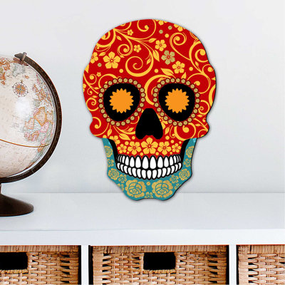 Décoration murale jour f le crâne mort