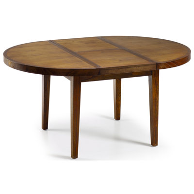 Guildhall Extendable Round Solid Wood Dining Table