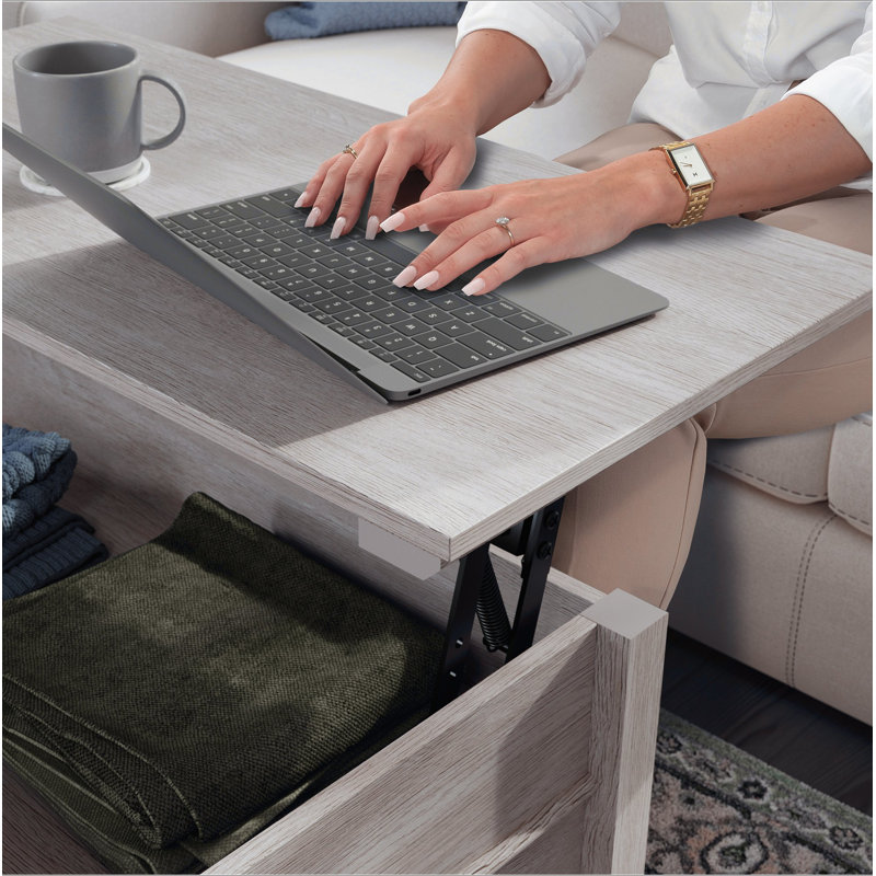 Table basse à plateau relevable