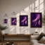 Nocturnal Flow Abstract - Print-574025041-574025036