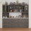 Buffet de 94,5 po de large avec garde-manger