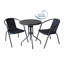 2 - Person Patio Dining Set with Round Table-1258077843