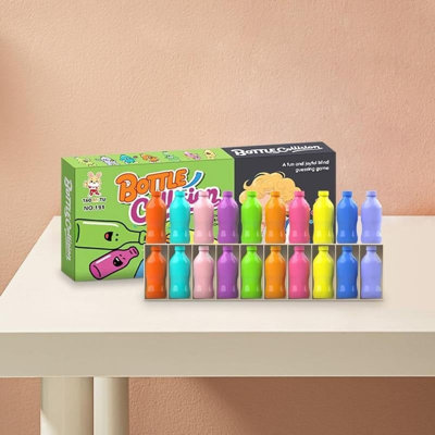 Water Bottle Happy Bottle Guessing Game Childrens Color Beverage Match Game Exercise Brain  Puzzle Toy