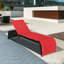 Chaise longue inclinable avec coussin Luciana-1085350542