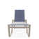 Holna Outdoor Rust-Resistant Metal Chaise Lounge