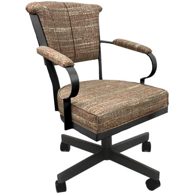 Chaise avec accoudoirs en métal Urial