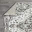 Tapis oriental gris en polypropylène tissé à la main Raghdah-1410136892