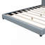 Lit plateforme tapissier grand et simple TG, lit mère et enfant, similicuir-98003752