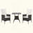 Stylish Style Rattan Furniture Set,3 Piece Patio Bistro Set