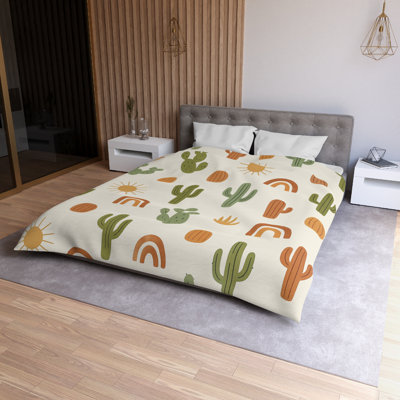 Microfiber Duvet Cover Boho Style, Design 18