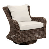 Sag Harbor Swivel Rocking Chair with Cushions 