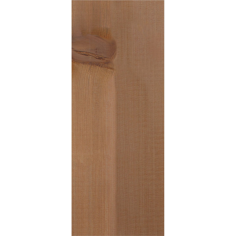 Yorkshire Yorktown avec plaque arrière, H 14 po x l 5,5 po x P 10 po, Cèdre rouge, Lisse