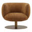 Aisha Swivel Chair Mustard