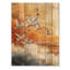 Mouettes au lever du soleil IV - Décoration murale en bois d'oiseau - sur bois de pin naturel-1645105257