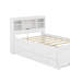 Lit plateforme avec tête de lit, USB, lit gigogne et tiroirs-367924041-367924043