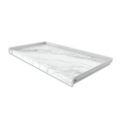 Base de douche FlexStone® l 60 po x P 32 po avec drain à gauche Calypso