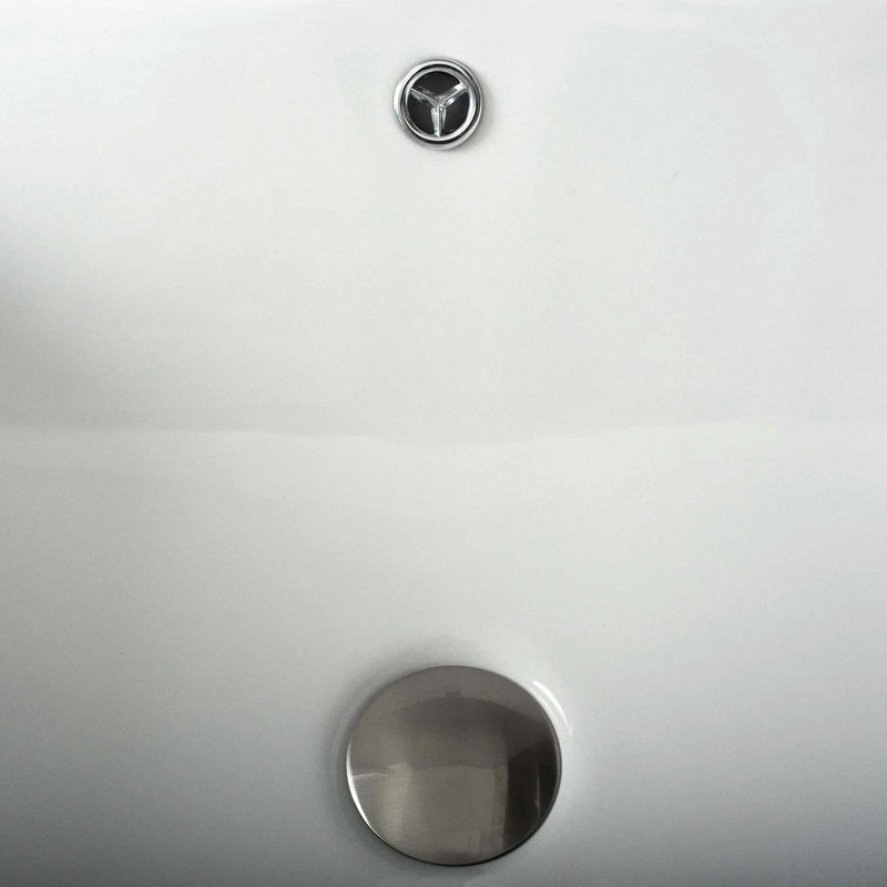 DAX 13.58'' White Bathroom Sink