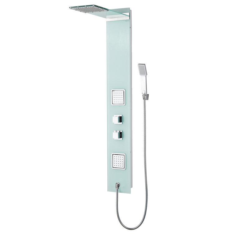 Abruzzo 55.12" Shower Panel with Fixed Shower Head