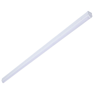 LED 4 Foot Strip Light 19 Watts 27K/30K/35K/40K/50K CCT Selectable White Finish 120-277 Volt