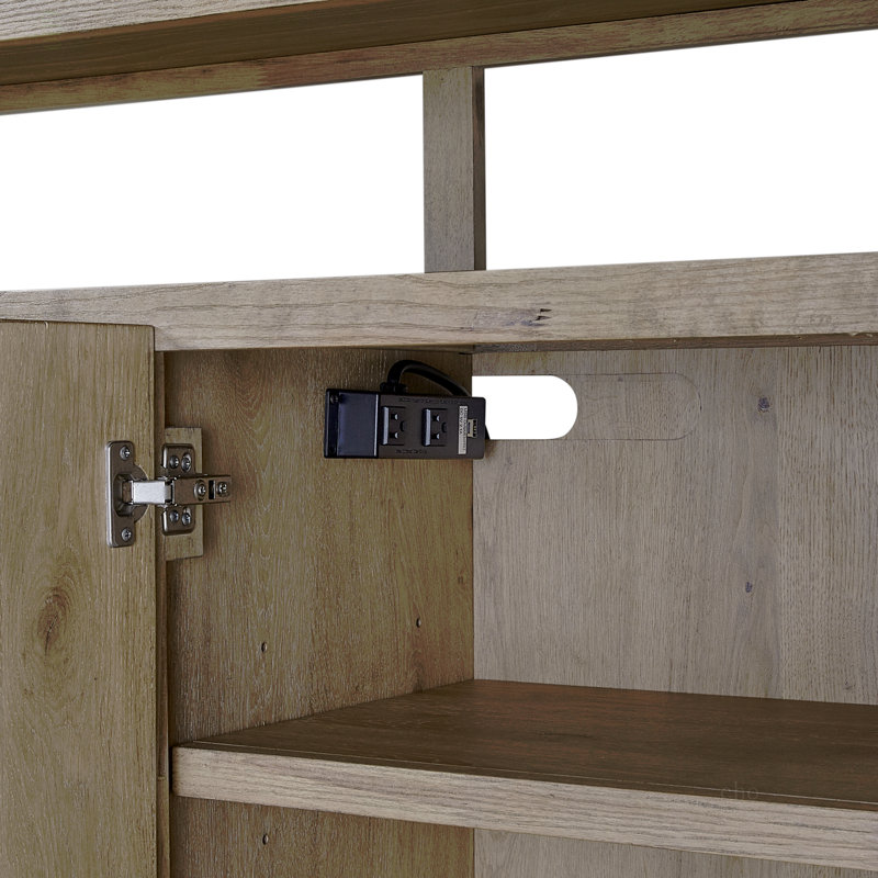 English Knotty Oak 72" Bowtie Console