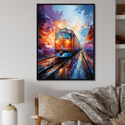 Train Rythmes audacieux - décoration murale moderne