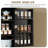72"h Kitchen Pantry Cabinet With Sliding Storage Rack And 6 Hanging Shelves-1258075102
