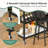 Stylish Marble Dining Set with Seating & Ample Storage