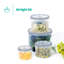 Food Storage - Set of 5 Containers and 5 Lids