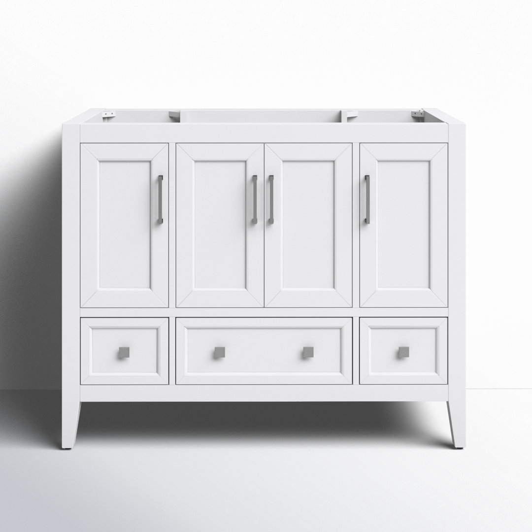 Montmorency 42" Single Bathroom Vanity Base Only Lark Manor™ Base 