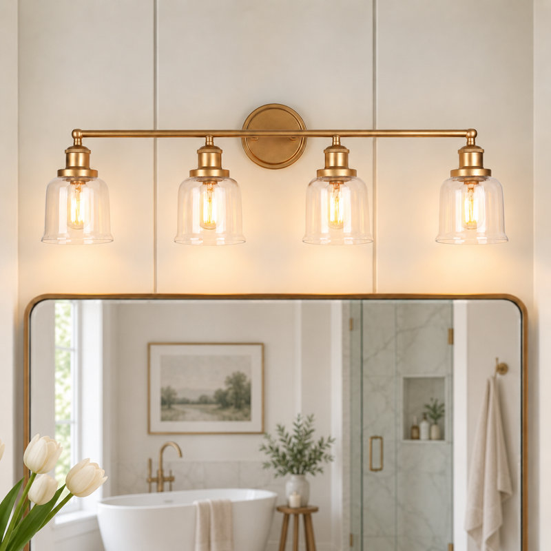 Denroy 4 - Light Dimmable Bathroom Vanity Light