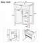 Meuble-lavabo de rangement avec lavabo en céramique-698099060