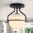 1 - Light Globe Semi Flush Mount-866629926