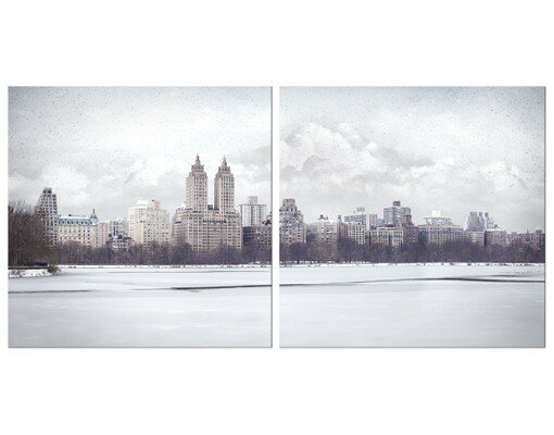 Leinwandbild New York im Schnee