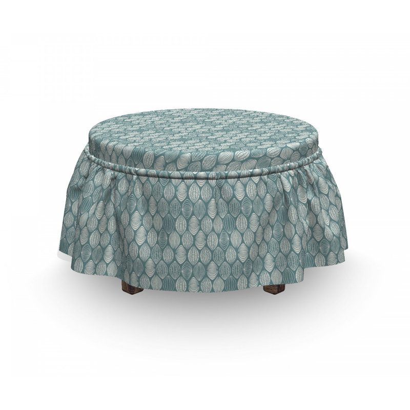 Ensemble de housse pour à coussins carrés doodle 2 pièces geometry oval