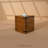 Rustic Burnt Mango Wood Square Tissue Holder – Handmade Farmhouse Tissue Box Covers-1936490550