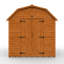 8 ft. W x 10 ft. D Solid Wood Tongue & Groove Barn/Gambrel Garden Shed