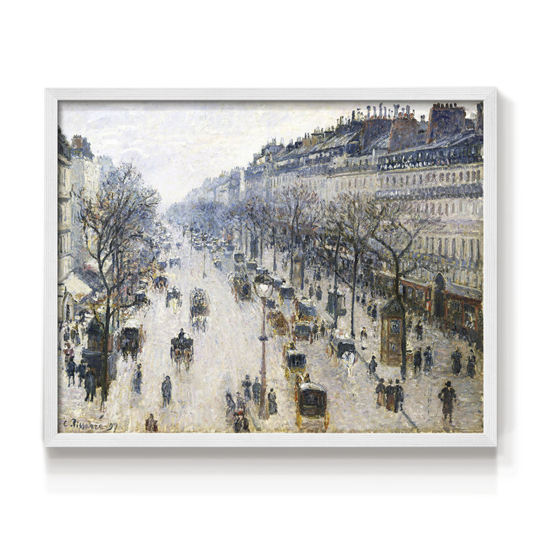 Vintage Landscapes-CCXLIV -Framed Print - Restickable, 16" H x 20" W, White