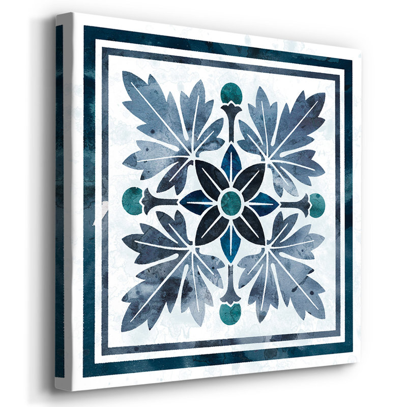 Renditions Gallery - Ensemble de 4 reproductions d'art sur toile encadrées, H 12 po x l 12 po x P 4,5 po